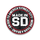 Original Logo SDSU 3" Sticker - Made in San Diego Clothing Company