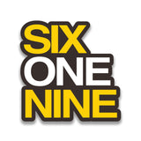 Six One Nine Padres 3" Sticker - Made in San Diego Clothing Company