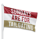 Sundays are for Tailgating (Niners Edition) 3'x5' Flag - Made in San Diego Clothing Company
