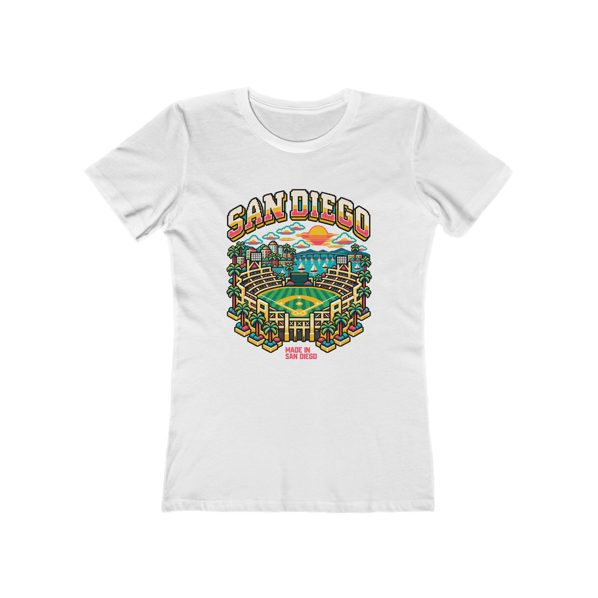 8-Bit San Diego City Women's T-shirt