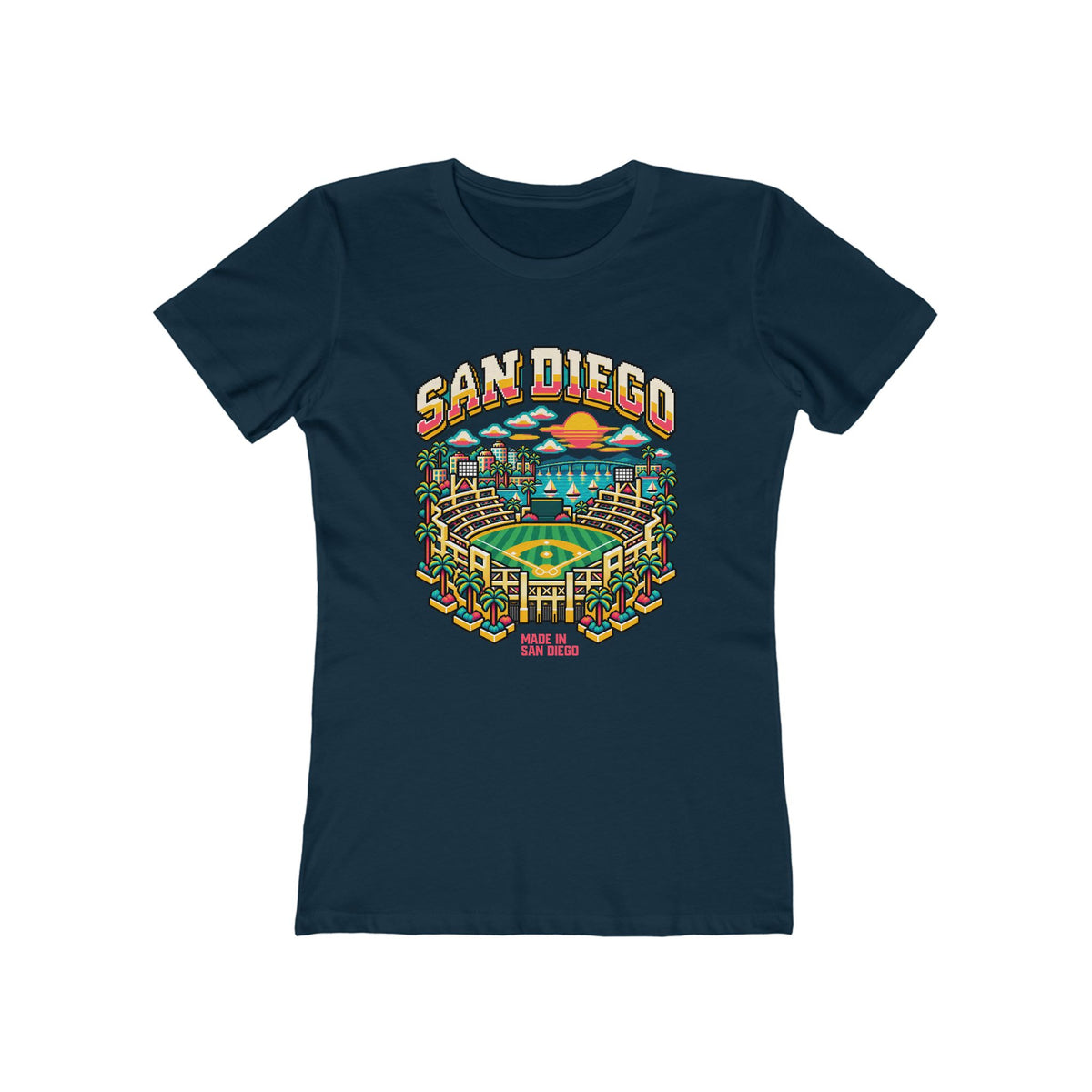 8-Bit San Diego City Women's T-shirt