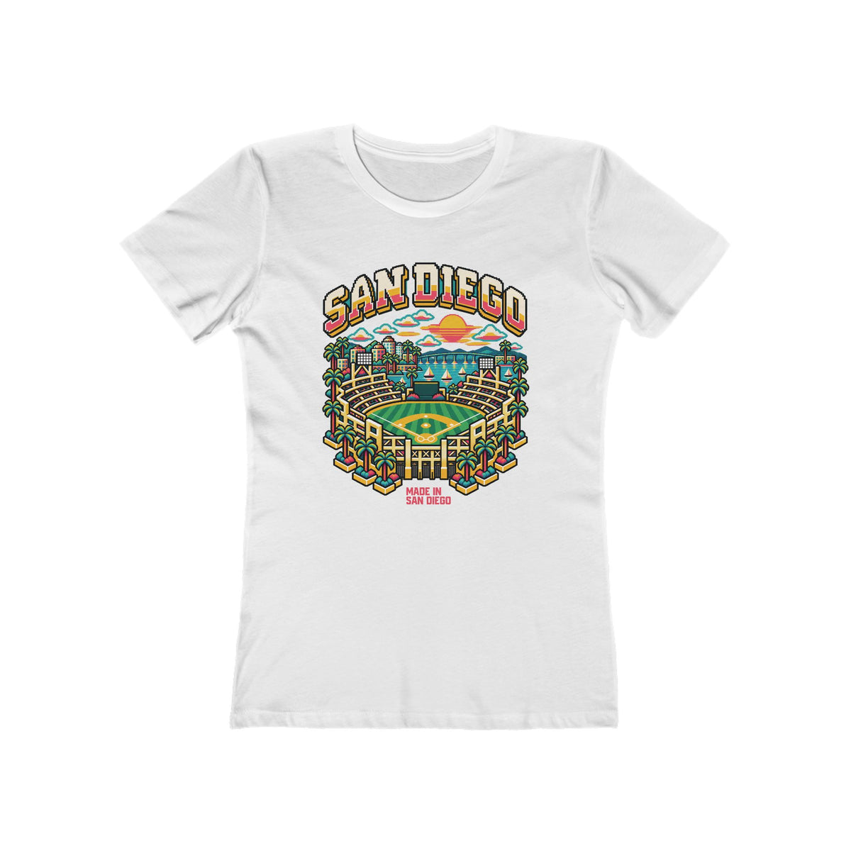 8-Bit San Diego City Women's T-shirt