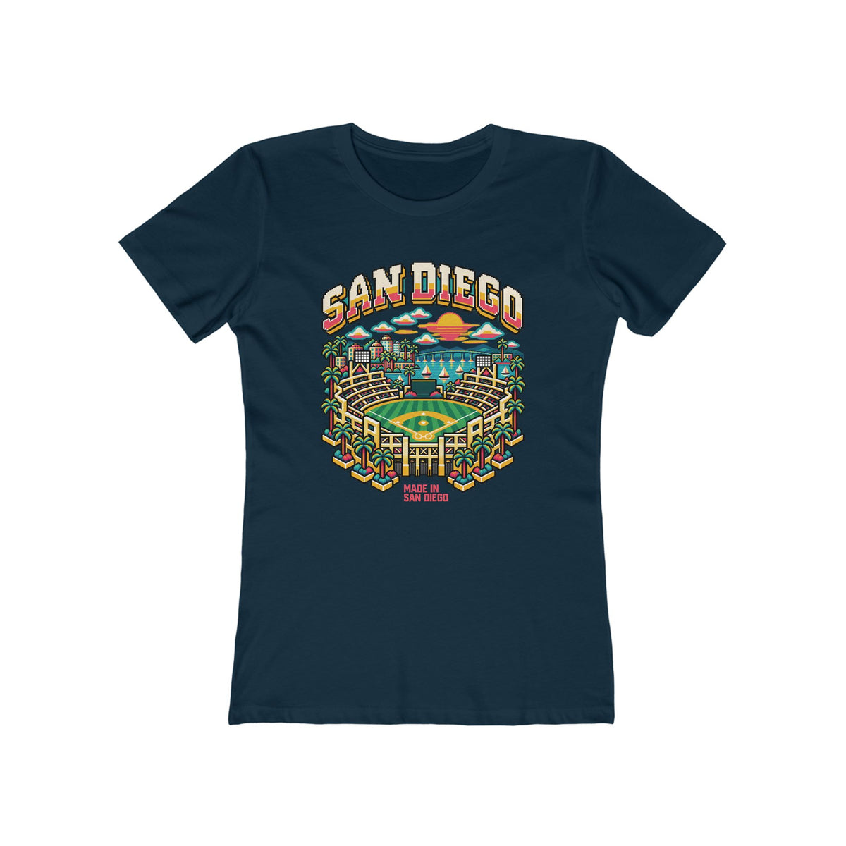 8-Bit San Diego City Women's T-shirt