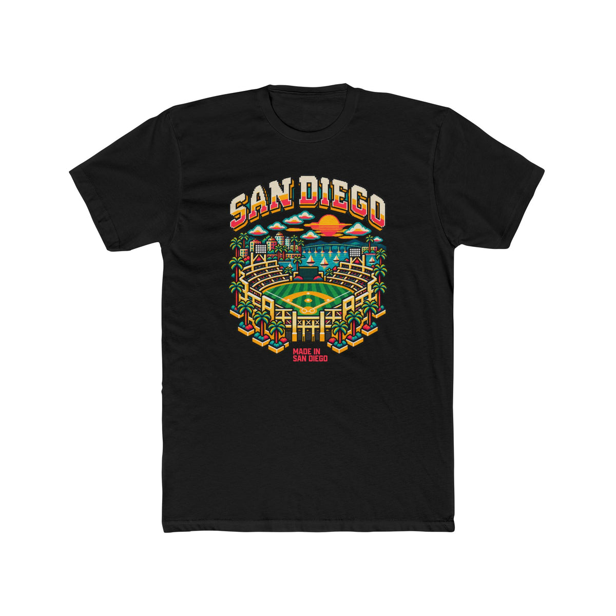 Lightweight City 8-Bit San Diego T-Shirt