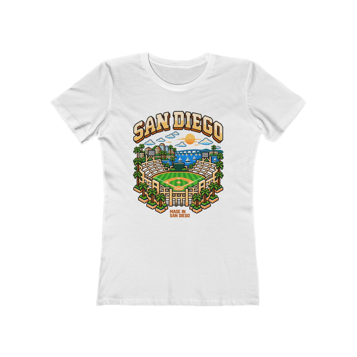 Women's Heritage 8-Bit San Diego T-Shirt