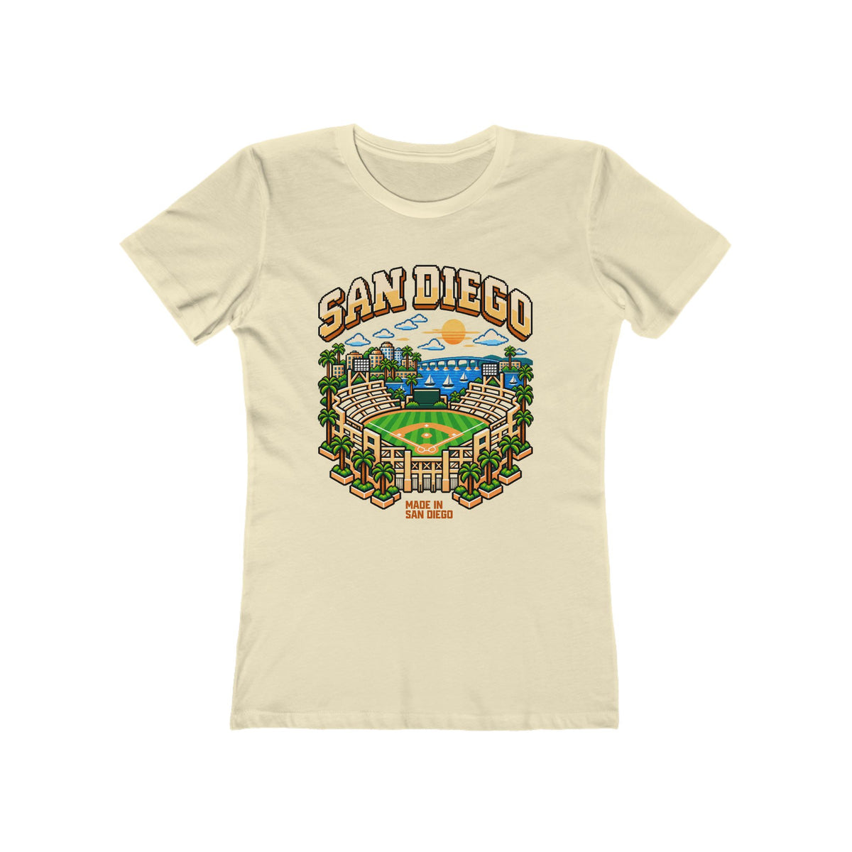 Women's Heritage 8-Bit San Diego T-Shirt