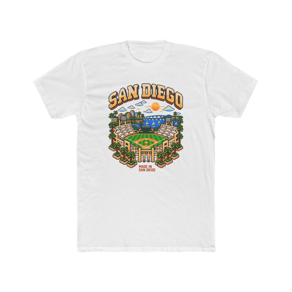 Lightweight Heritage 8-Bit San Diego T-Shirt