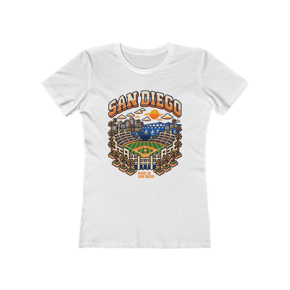 Women's Classic 8-Bit San Diego T-Shirt