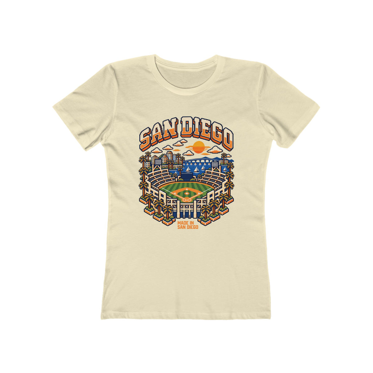 Women's Classic 8-Bit San Diego T-Shirt