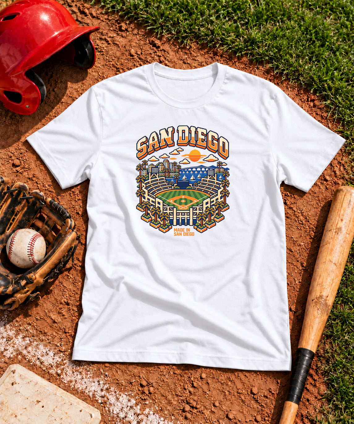 8-Bit San Diego Classic Unisex T-shirt