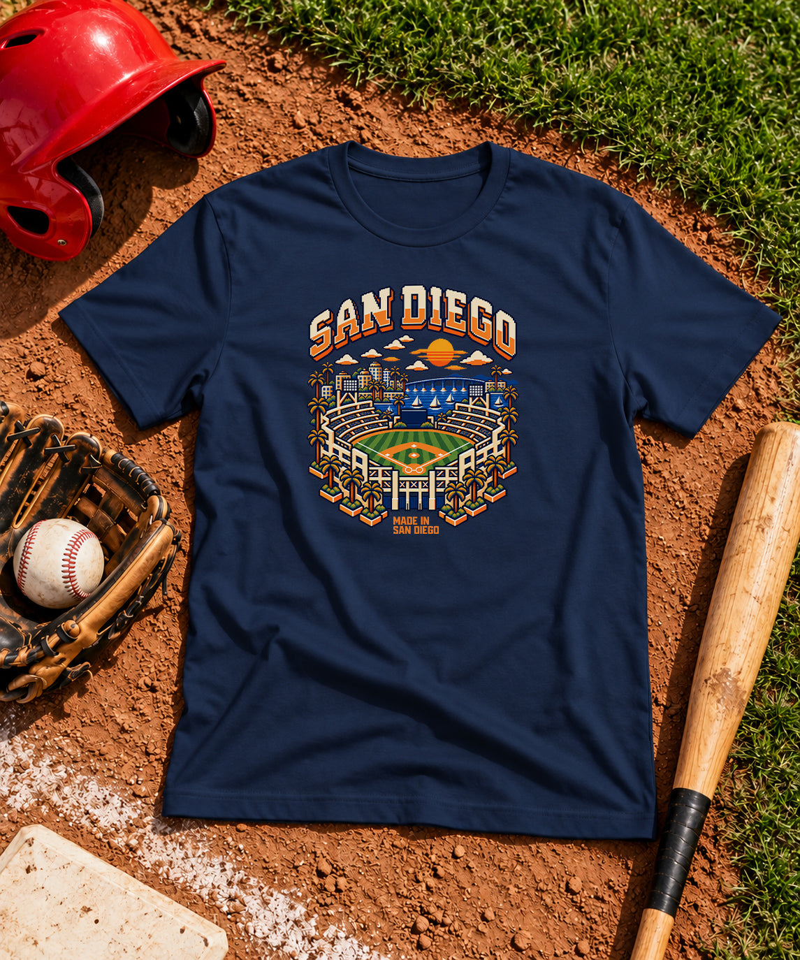 8-Bit San Diego Classic Unisex T-shirt