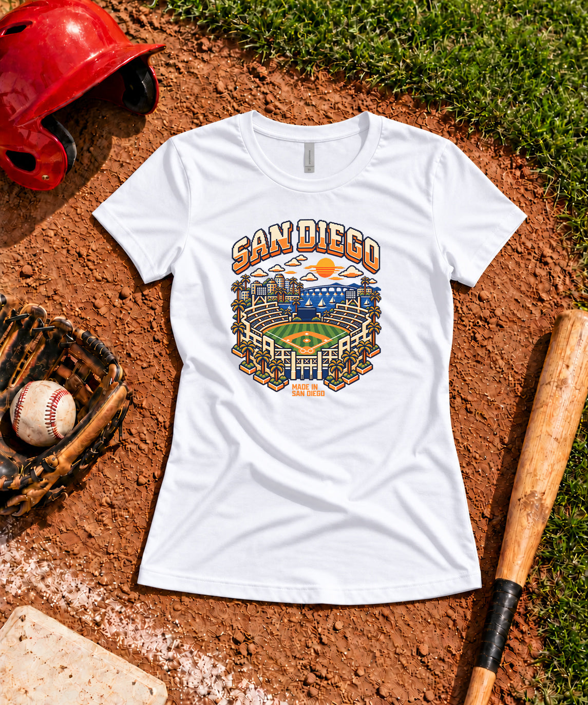 8-Bit San Diego Classic Women's T-shirt