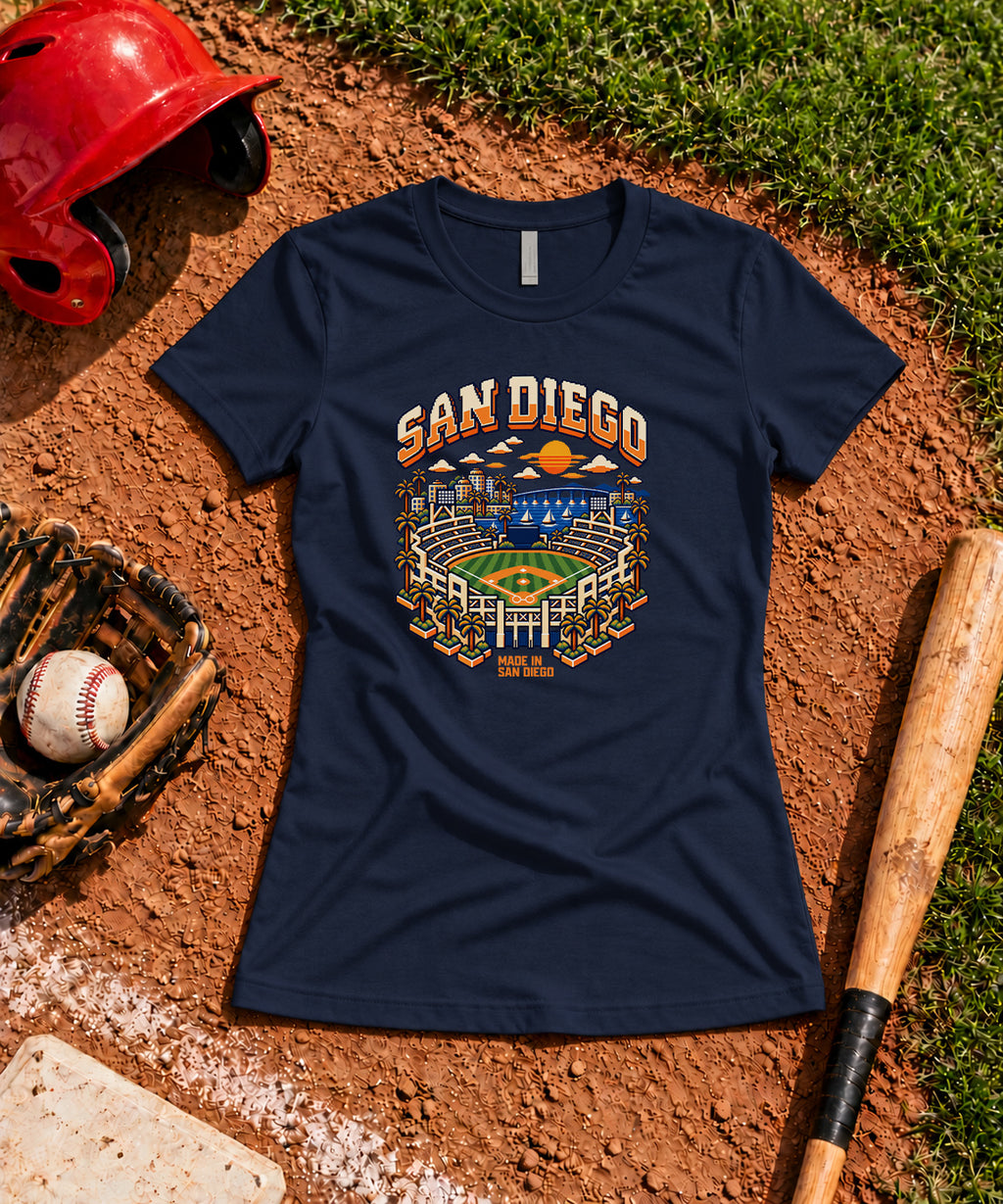 8-Bit San Diego Classic Women's T-shirt