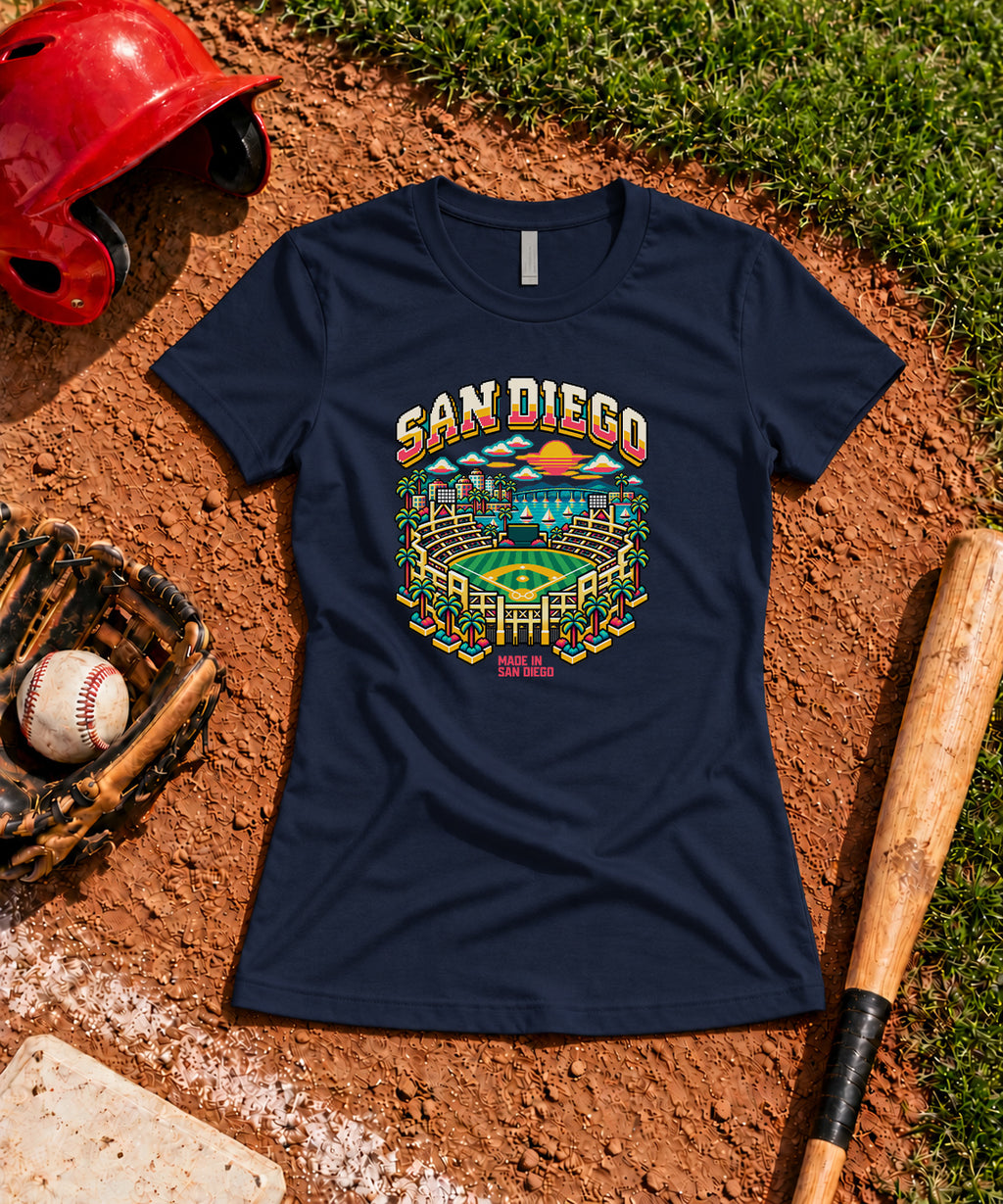 8-Bit San Diego City Women's T-shirt