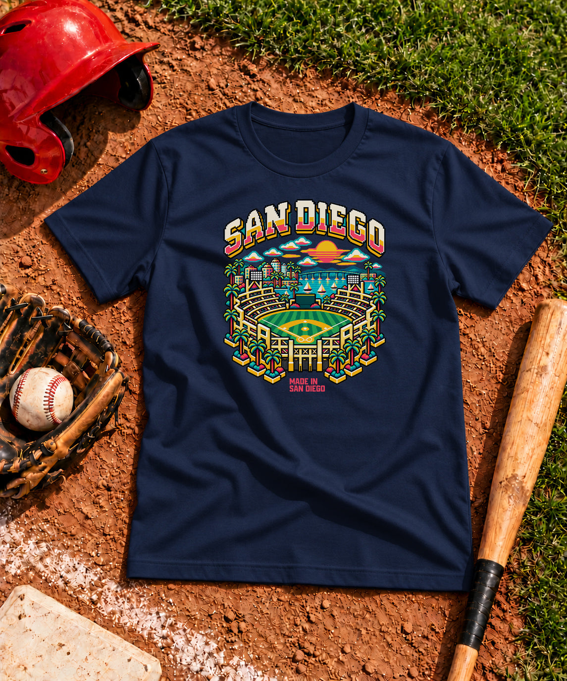 Lightweight City 8-Bit San Diego T-Shirt