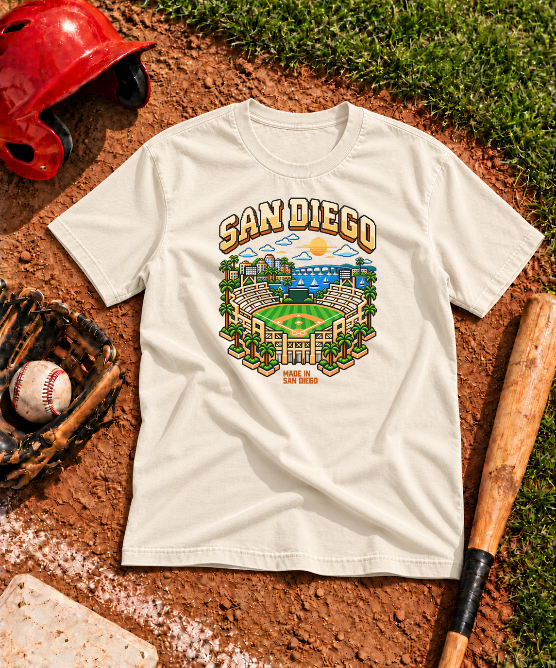 Heavyweight Heritage 8-Bit San Diego T-Shirt