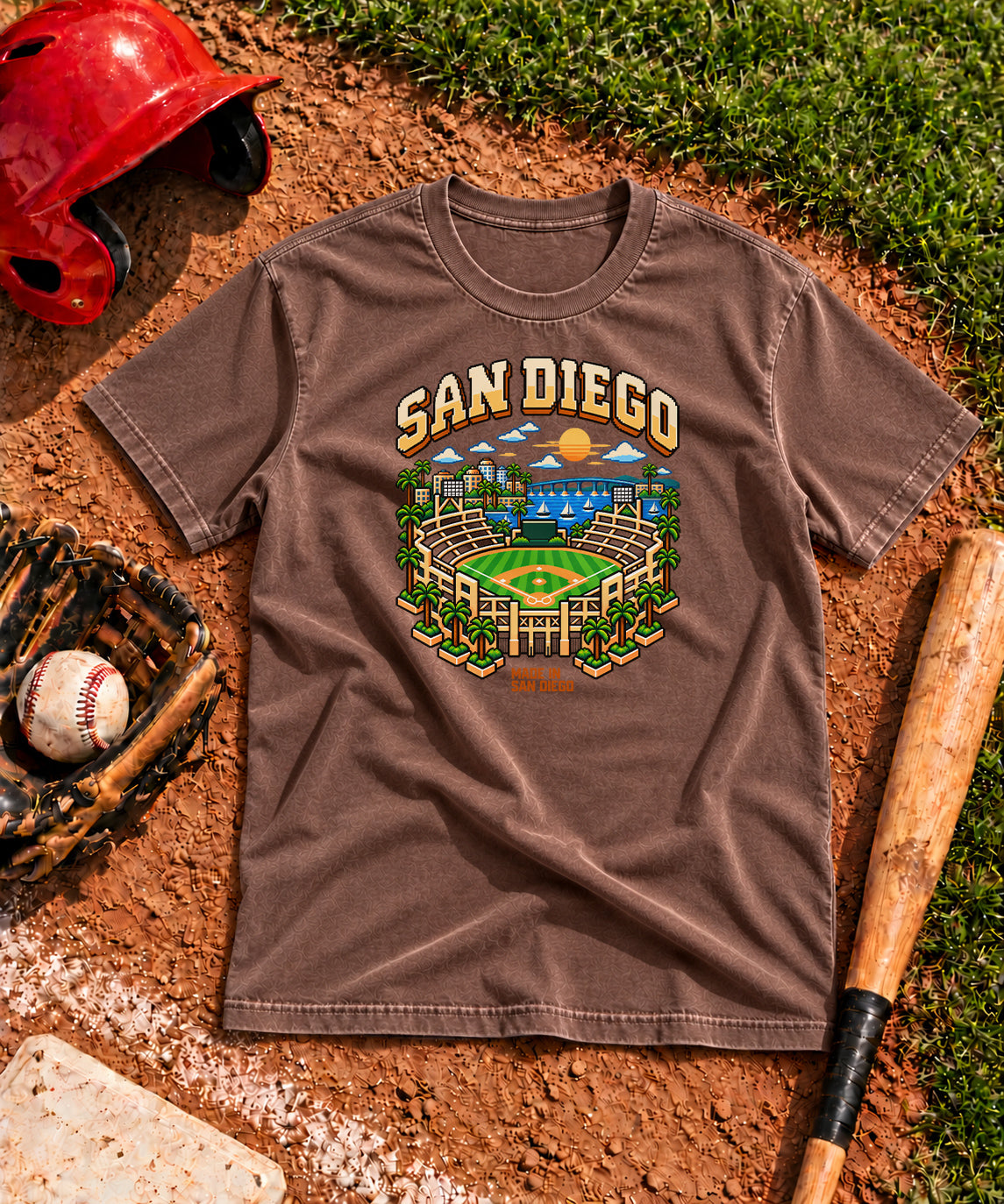 Heavyweight Heritage 8-Bit San Diego T-Shirt