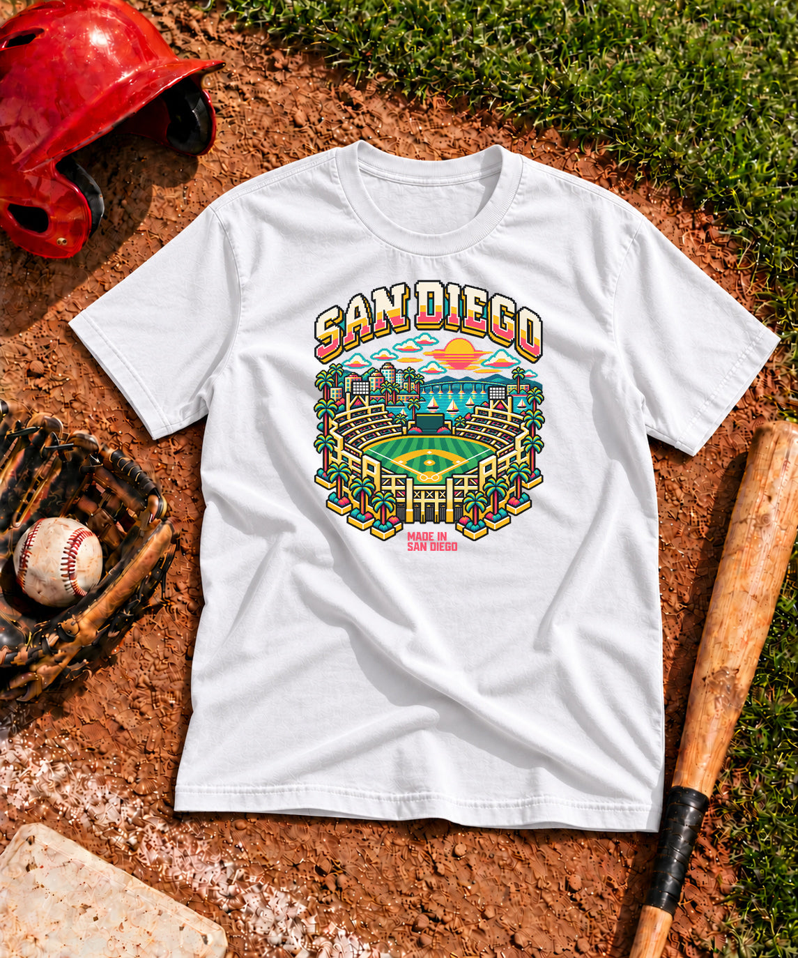 Heavyweight City 8-Bit San Diego T-Shirt