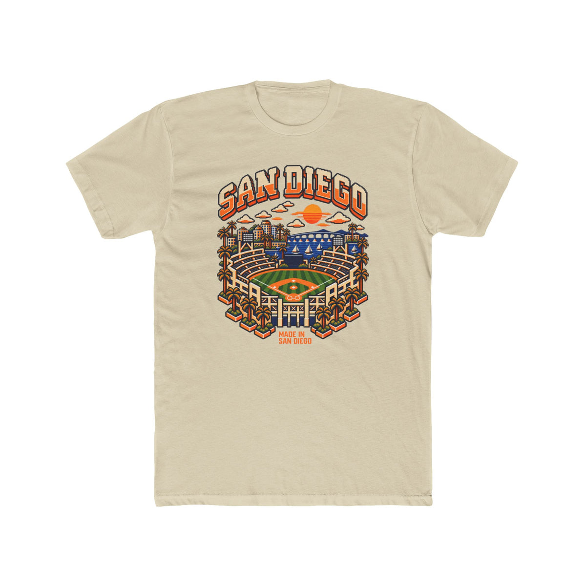 Lightweight Classic 8-Bit San Diego T-Shirt