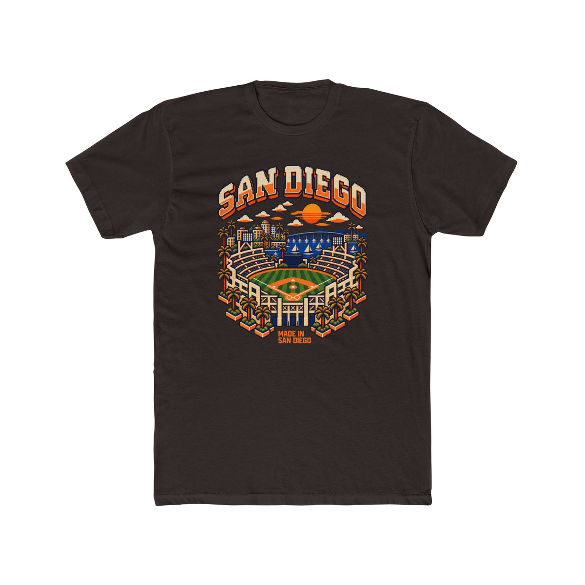 Lightweight Classic 8-Bit San Diego T-Shirt