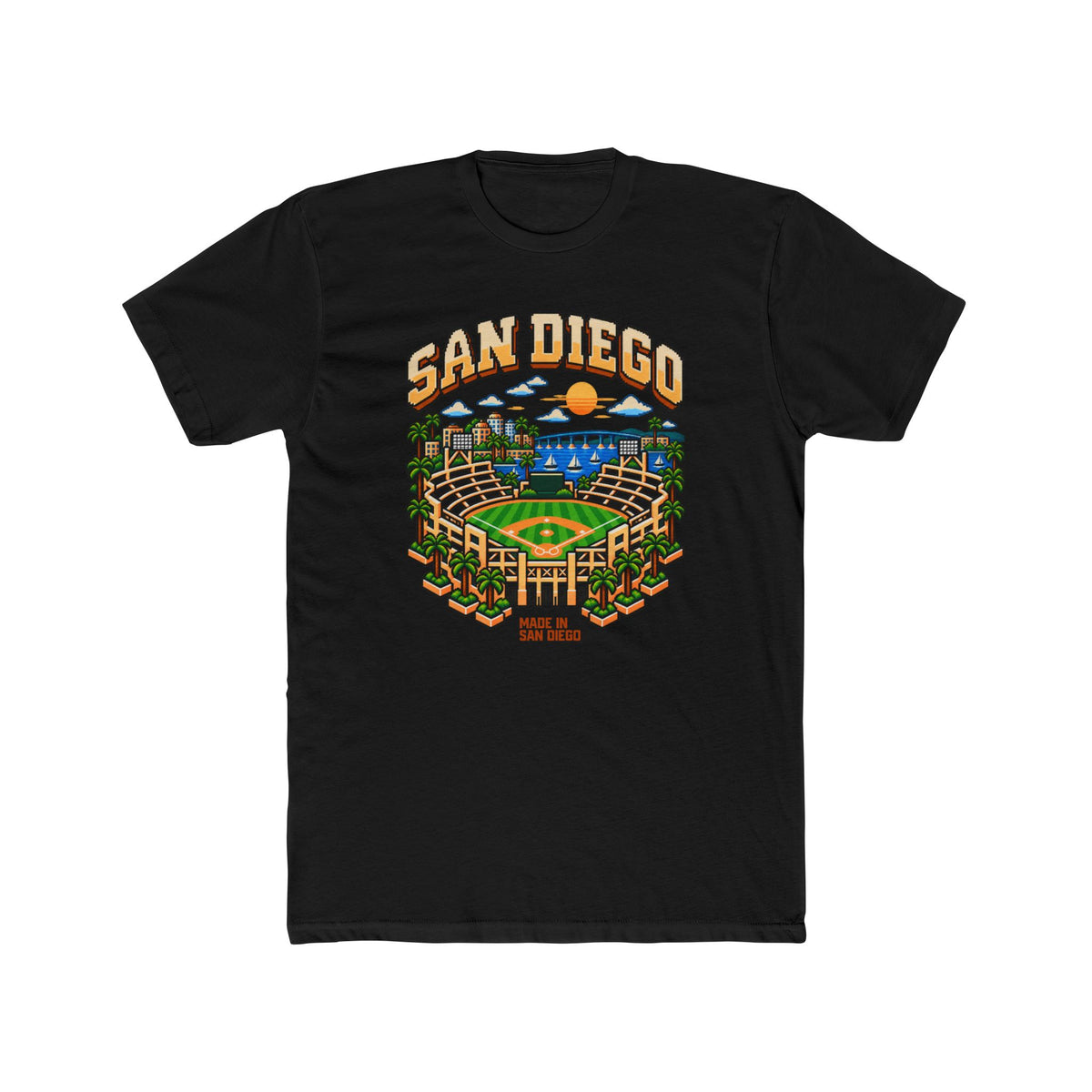 Lightweight Heritage 8-Bit San Diego T-Shirt