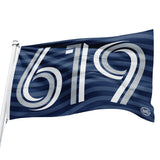 *PREORDER* The 619 Indoor/Outdoor Flag (3' x 5')