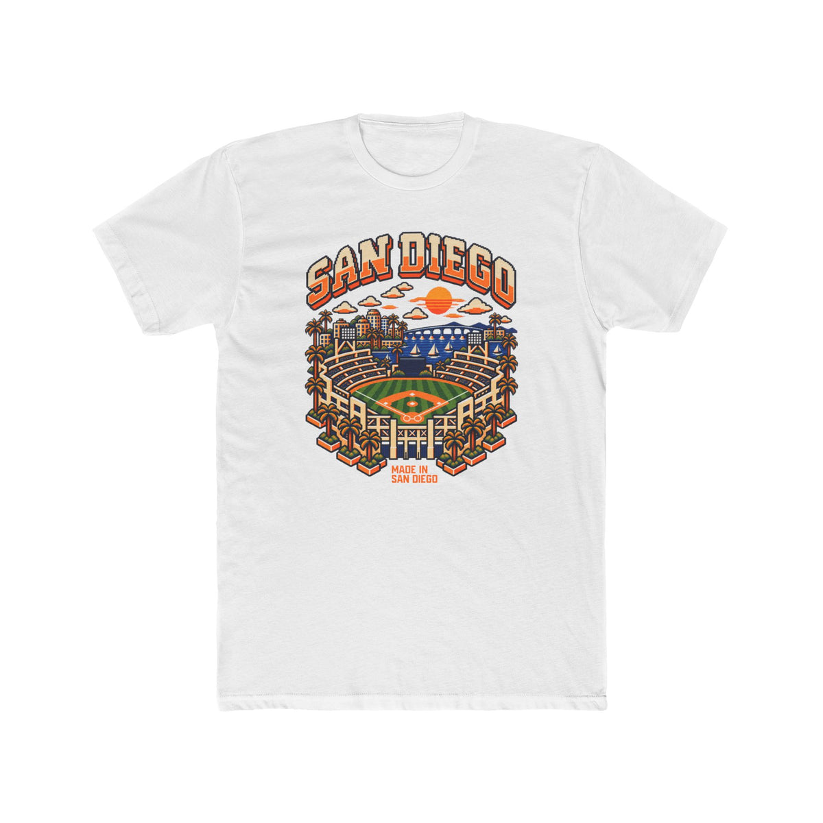 Lightweight Classic 8-Bit San Diego T-Shirt
