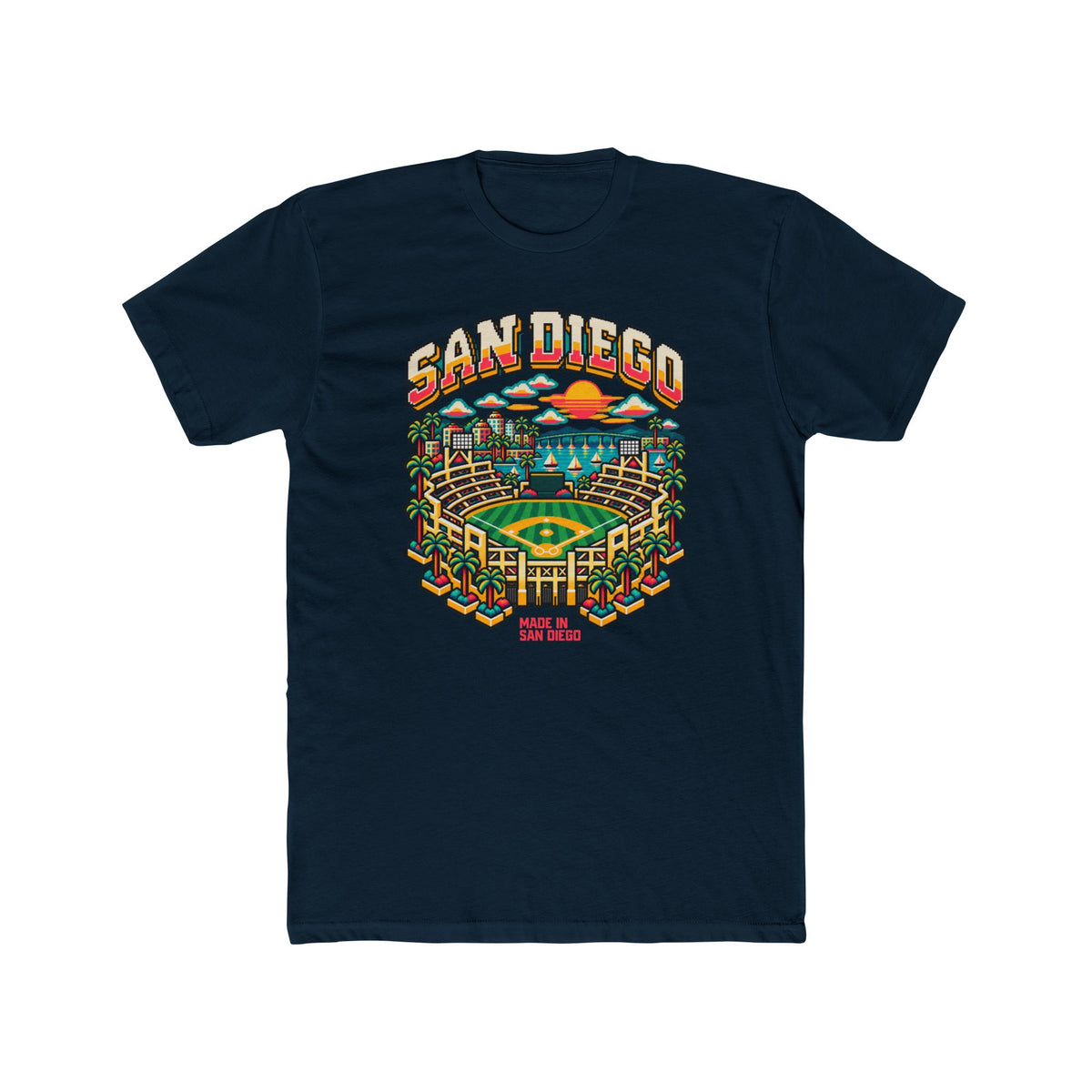 8-Bit San Diego City Unisex T-shirt