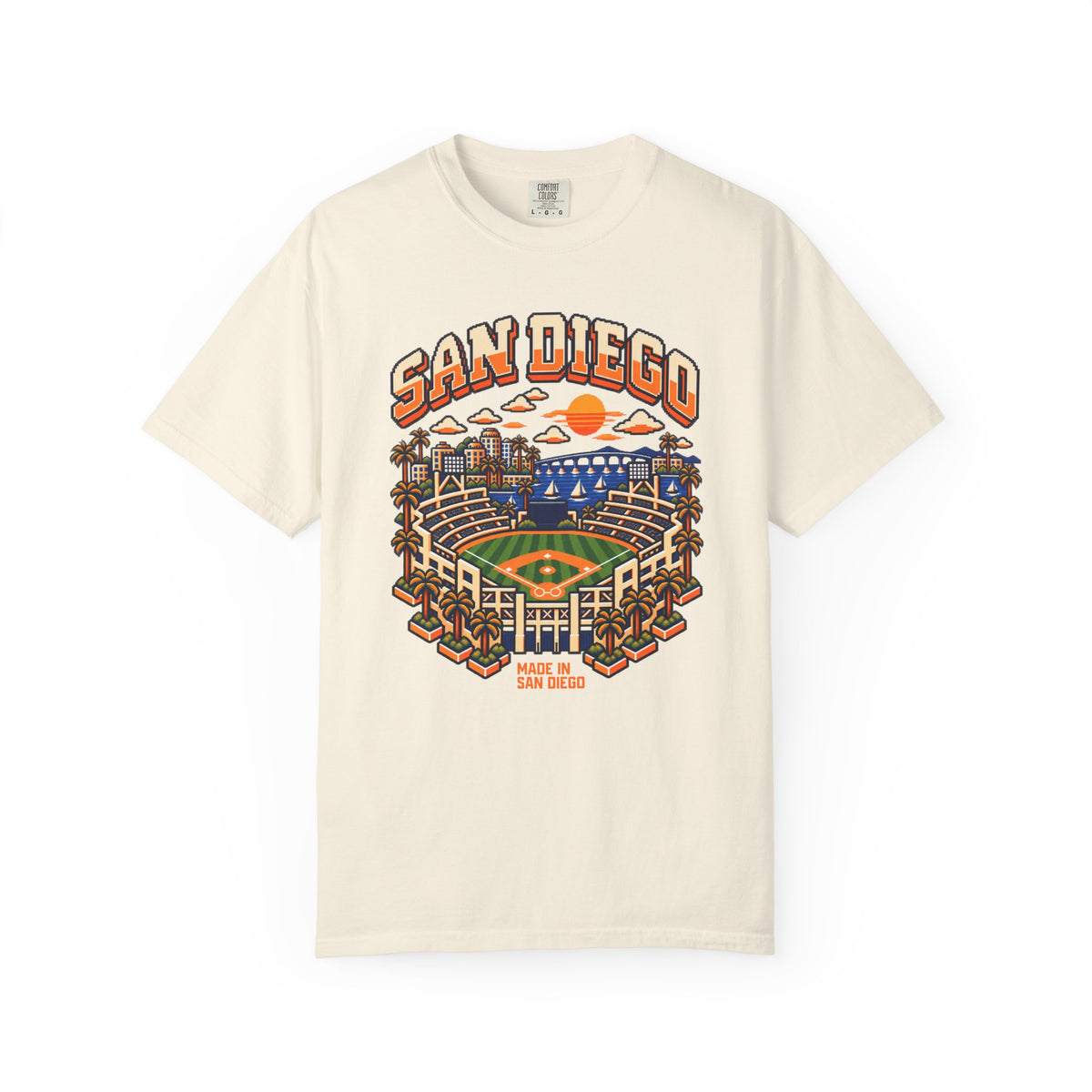 Heavyweight Classic 8-Bit San Diego T-Shirt