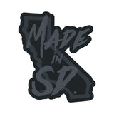 Black Monochrome 3" Sticker