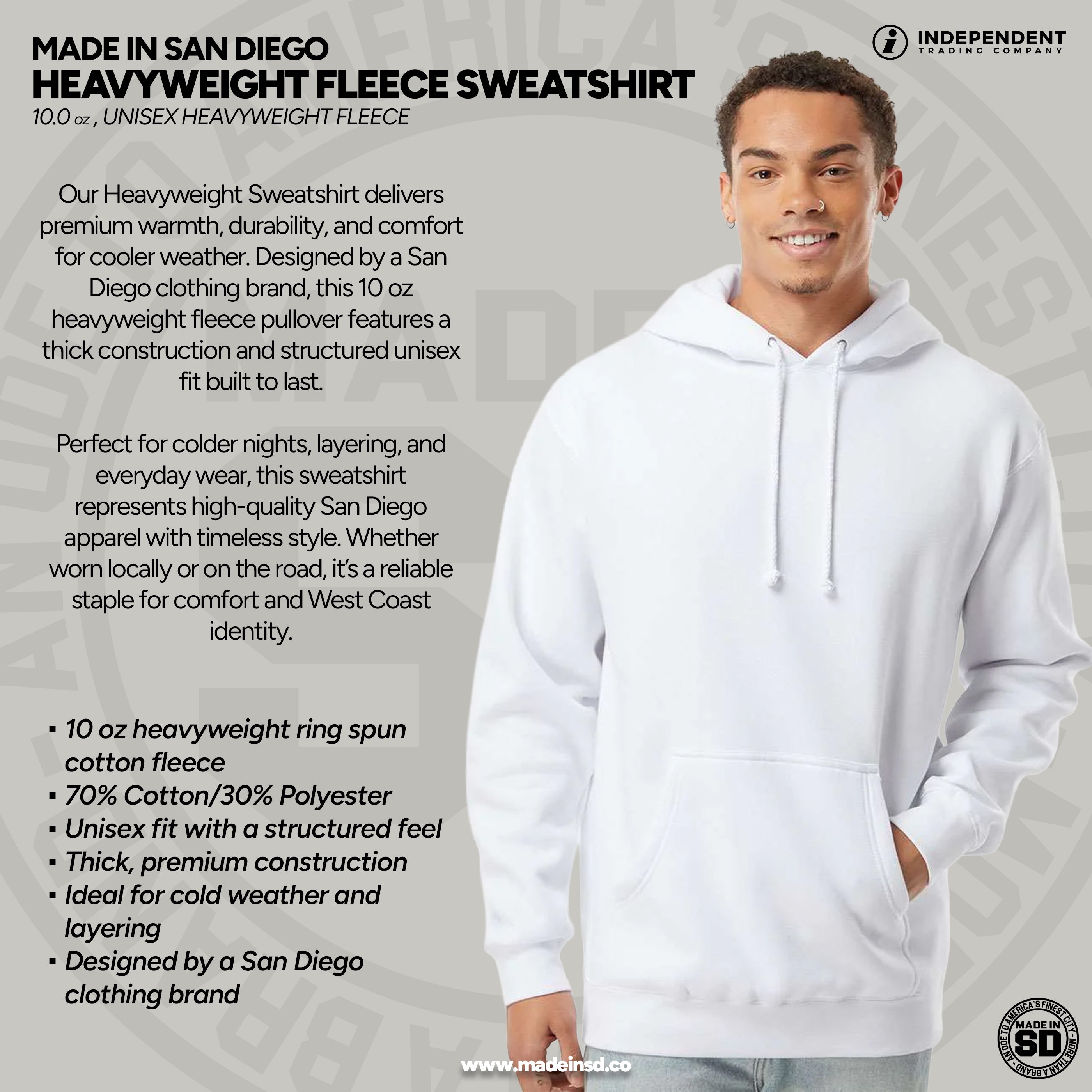 To Live in The Hearts Heavyweight Pullover Sweatshirt