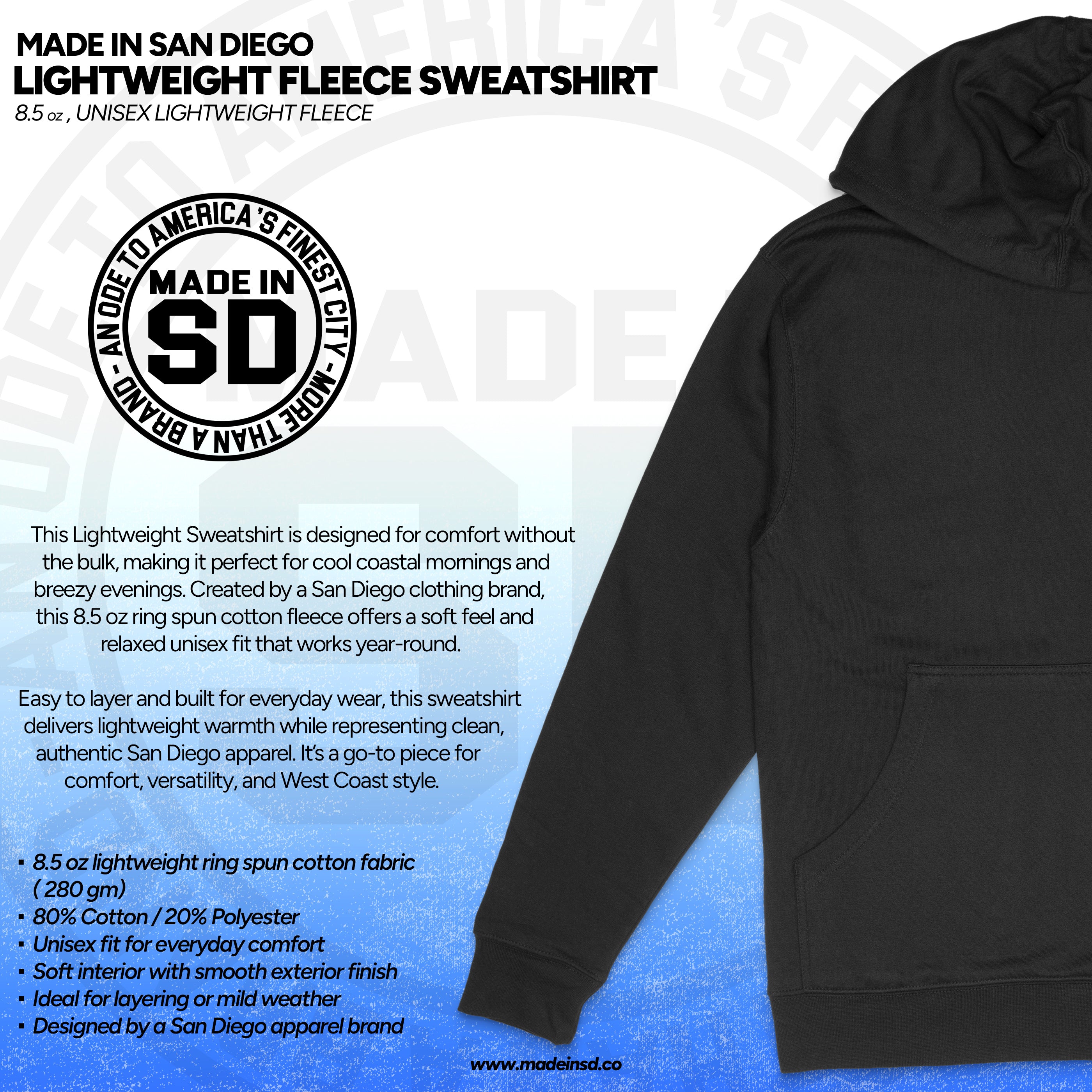 We Are San Diego Lightweight Pullover Sweatshirt (2025 Edition)