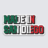 Mexico Made in San Diego 4" Sticker