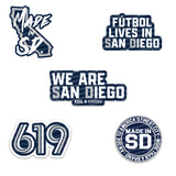 **PREORDER** We Are San Diego Sticker 5-Pack