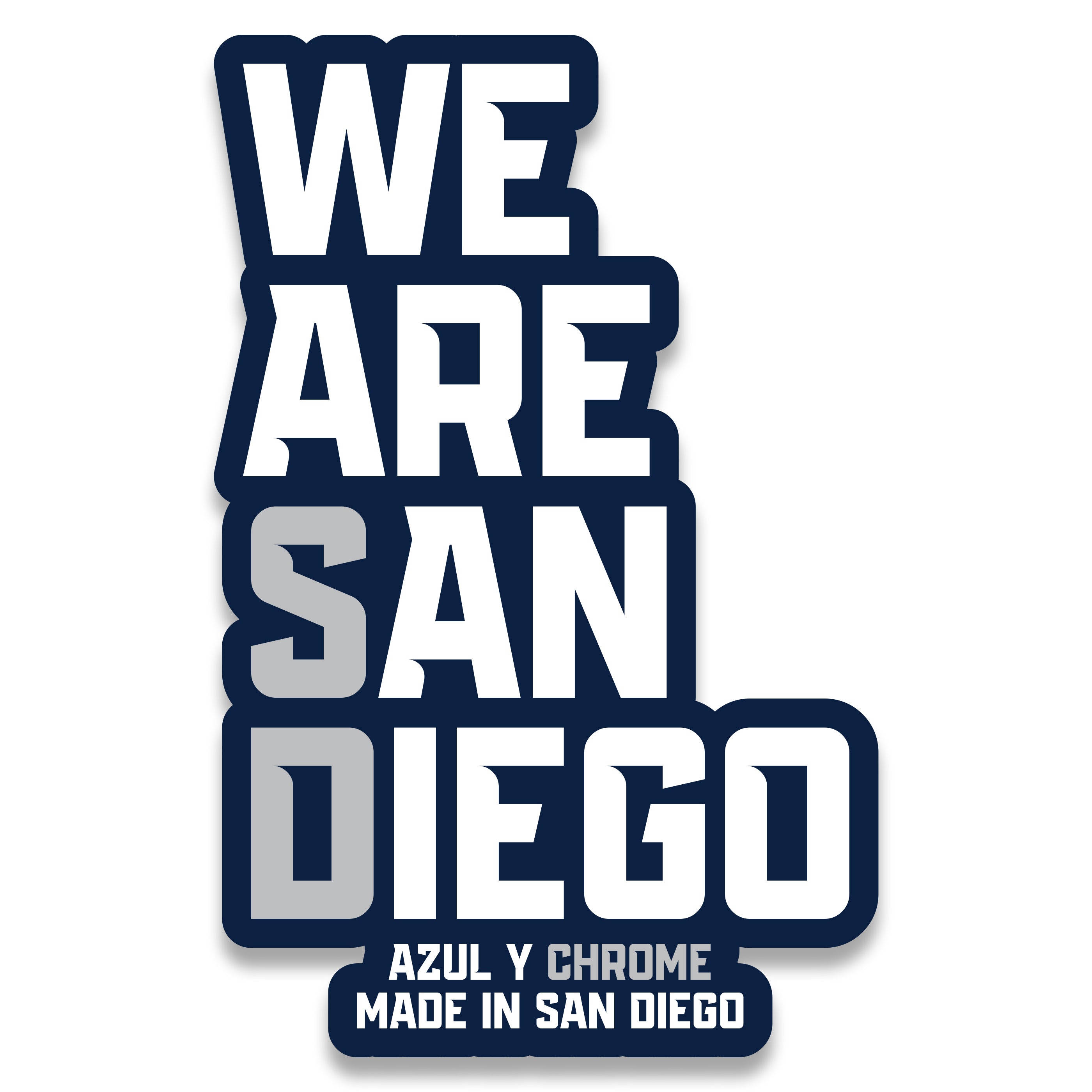 We Are San Diego (2025 Edition) 4" Sticker