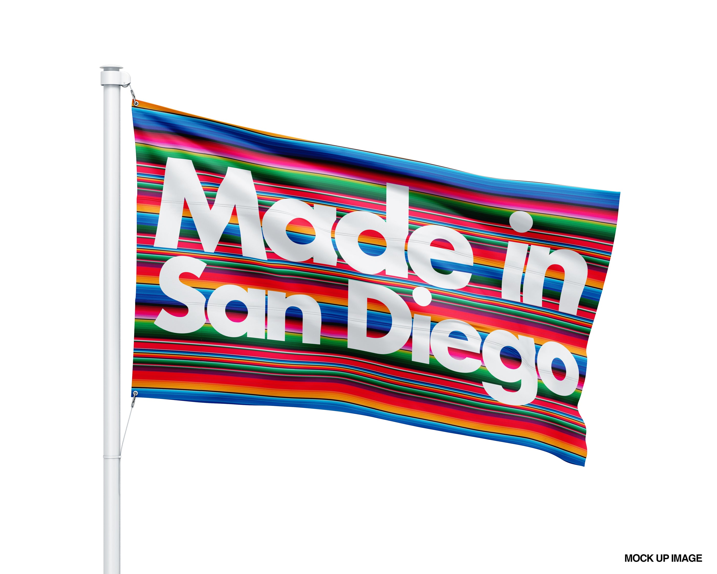 Made in San Diego Zarape Flag – 3' x 5'