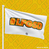 #LFGSD 3'x5' Flag v 2.0 - Made in San Diego Clothing Company