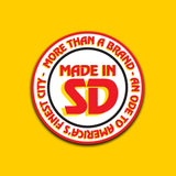 **PREORDER** Tacos El San Diego Circle Logo 3" Sticker - Made in San Diego Clothing Company