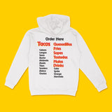 **PREORDER** Tacos El San Diego Sweatshirt (White) - Made in San Diego Clothing Company