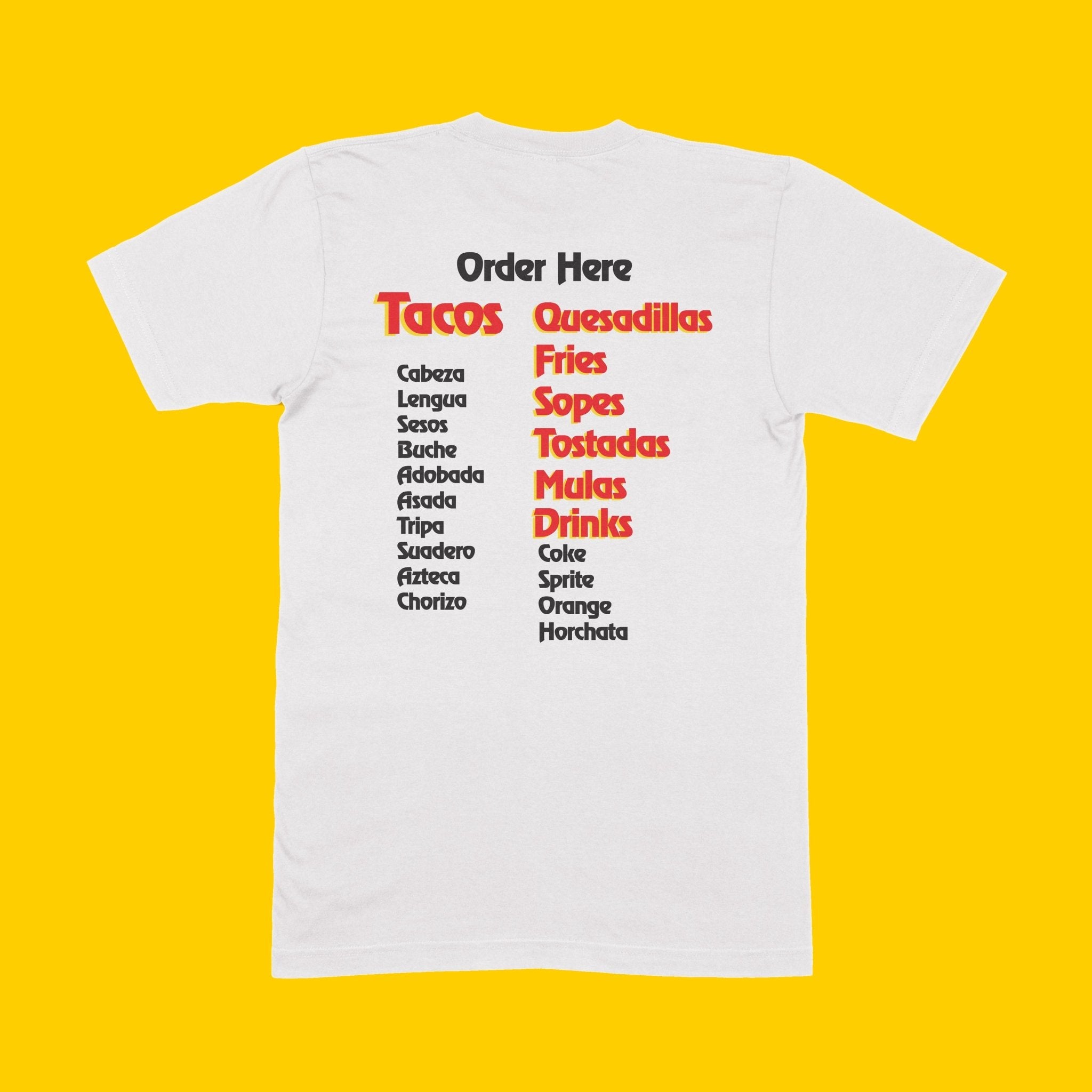 **PREORDER** Tacos El San Diego T-Shirt (White) - Made in San Diego Clothing Company