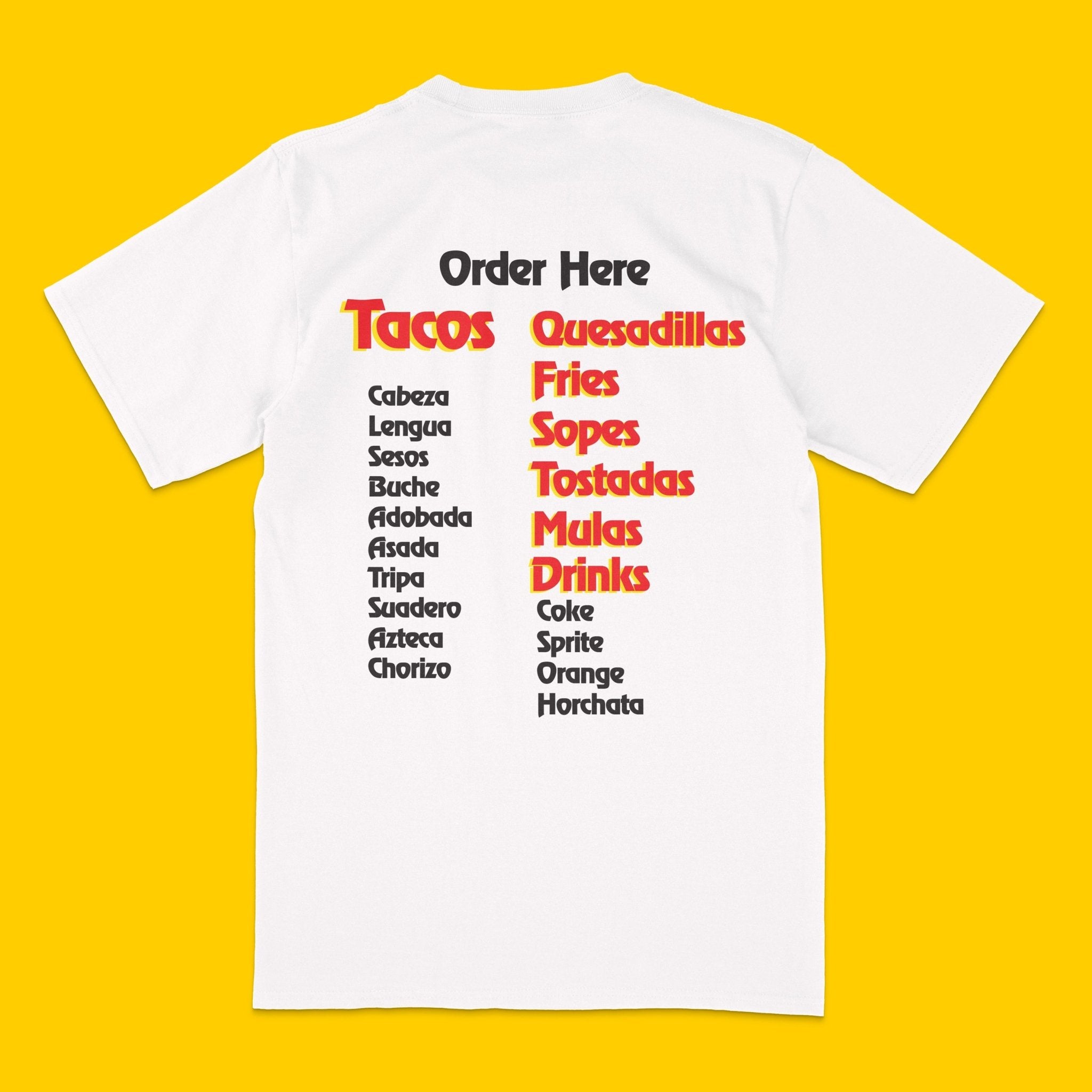 **PREORDER** Tacos El San Diego T-Shirt (White) - Made in San Diego Clothing Company