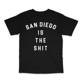 San Diego is The Shit T - Shirt Black/White - Made in San Diego Clothing Company